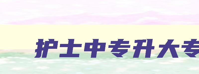 护士中专升大专 护士中专升大专毕业论文 护士中专升大专 护士中专升大专毕业论文